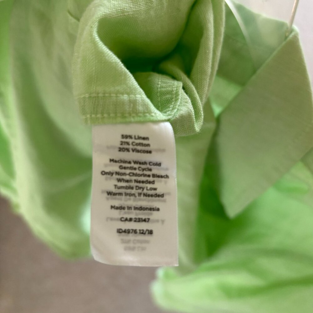 Talbots Linen Blend Top Size 4 - Picture 7 of 7